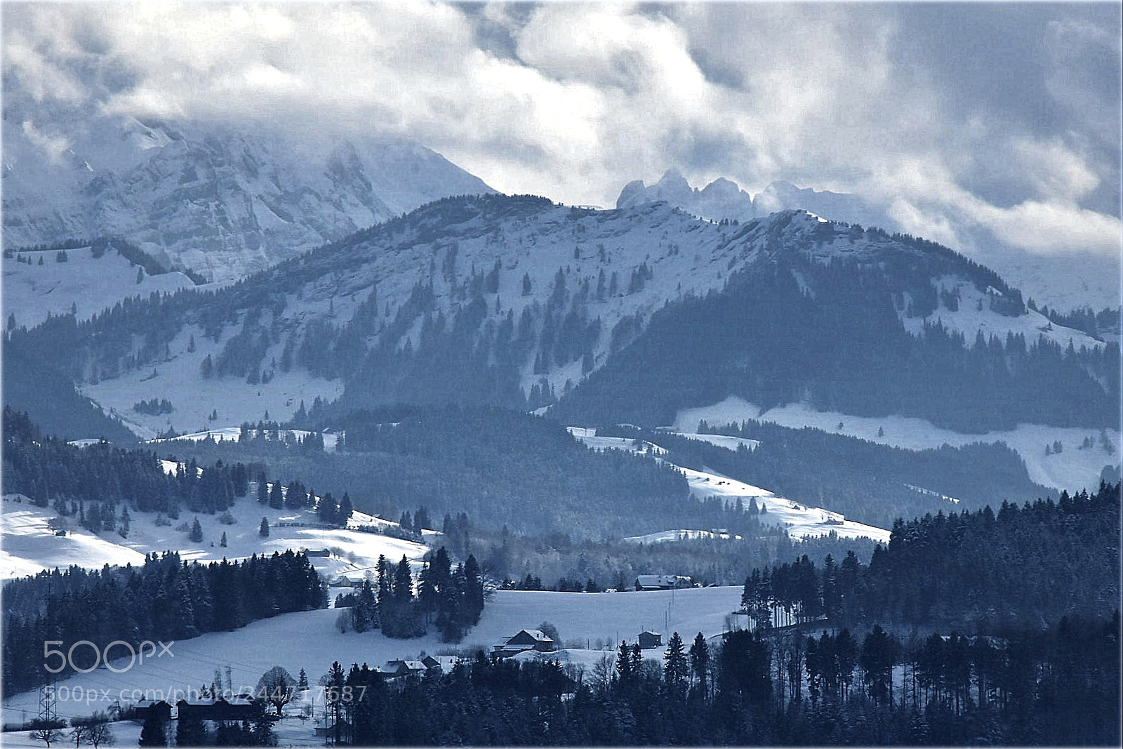 Nikon D7200 sample photo. "clouds over the mountains" photography