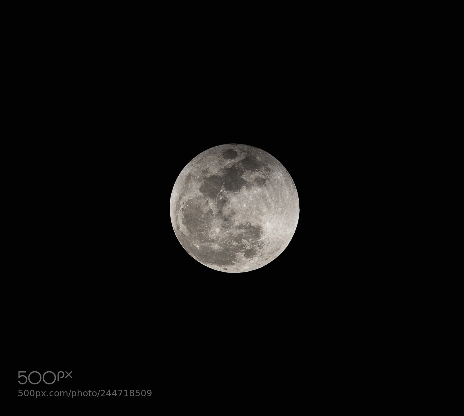 Nikon D7200 sample photo. Full moon photography
