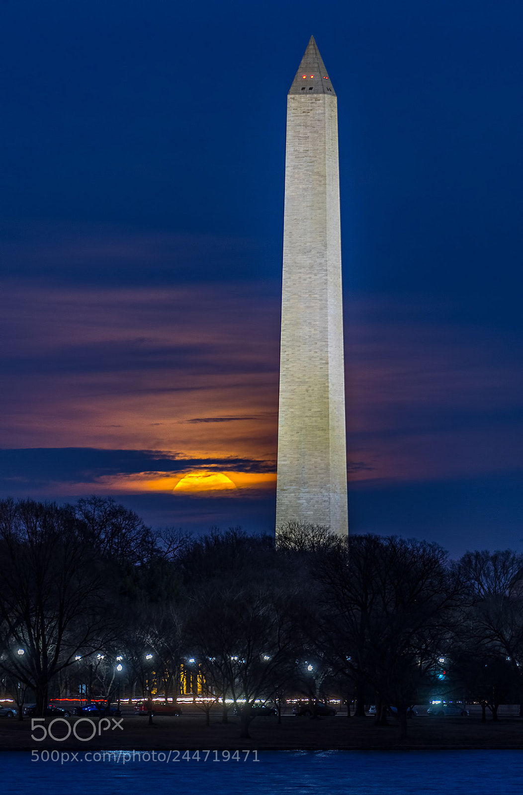 Nikon D500 sample photo. Rising blue moon photography