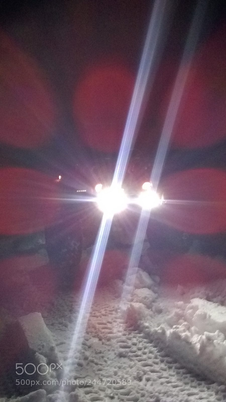 Motorola Moto E4 sample photo. Josh's jeep lights photography
