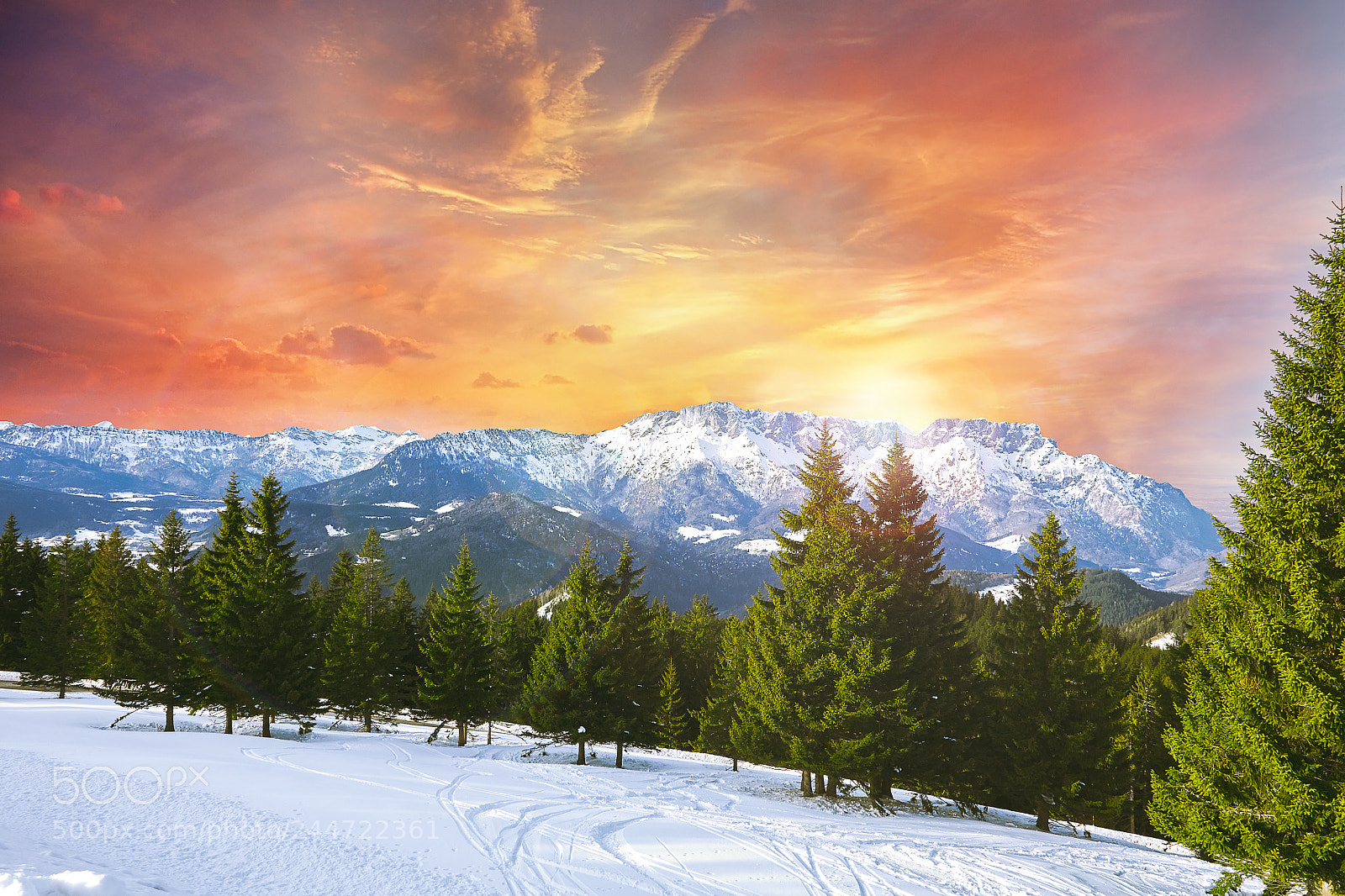 Canon EOS 5DS R sample photo. Magic winter landscape photography