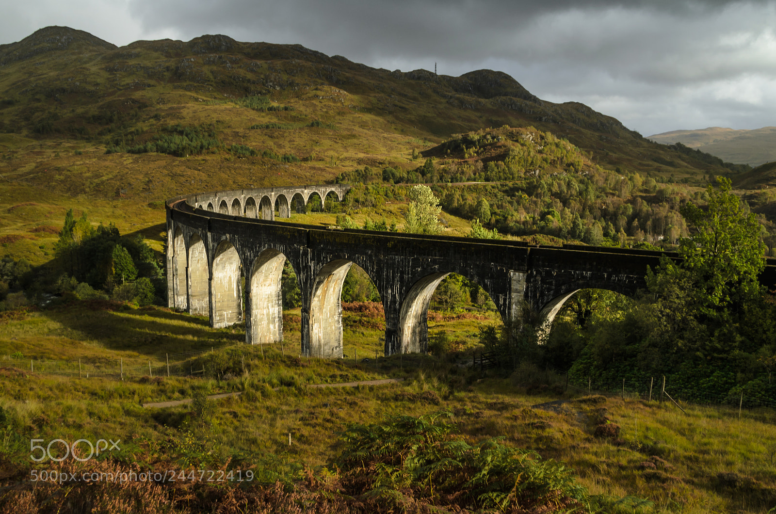 Nikon D5100 sample photo. Famous glenfinnan viaduct and photography