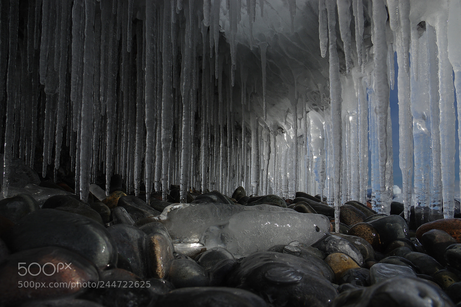 Pentax K-3 II sample photo. Icicles photography