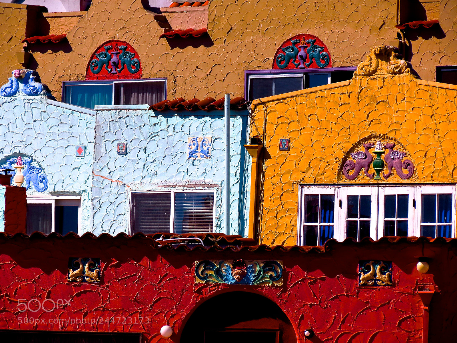 Canon PowerShot SX40 HS sample photo. Facades, capitola, california 2012 photography