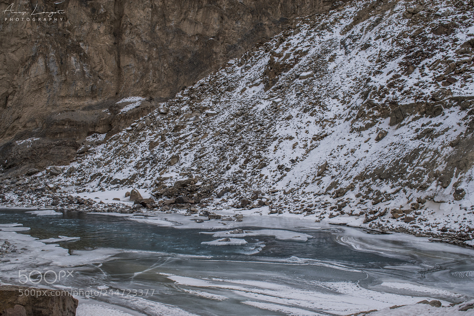 Nikon D5500 sample photo. Zanskar river photography