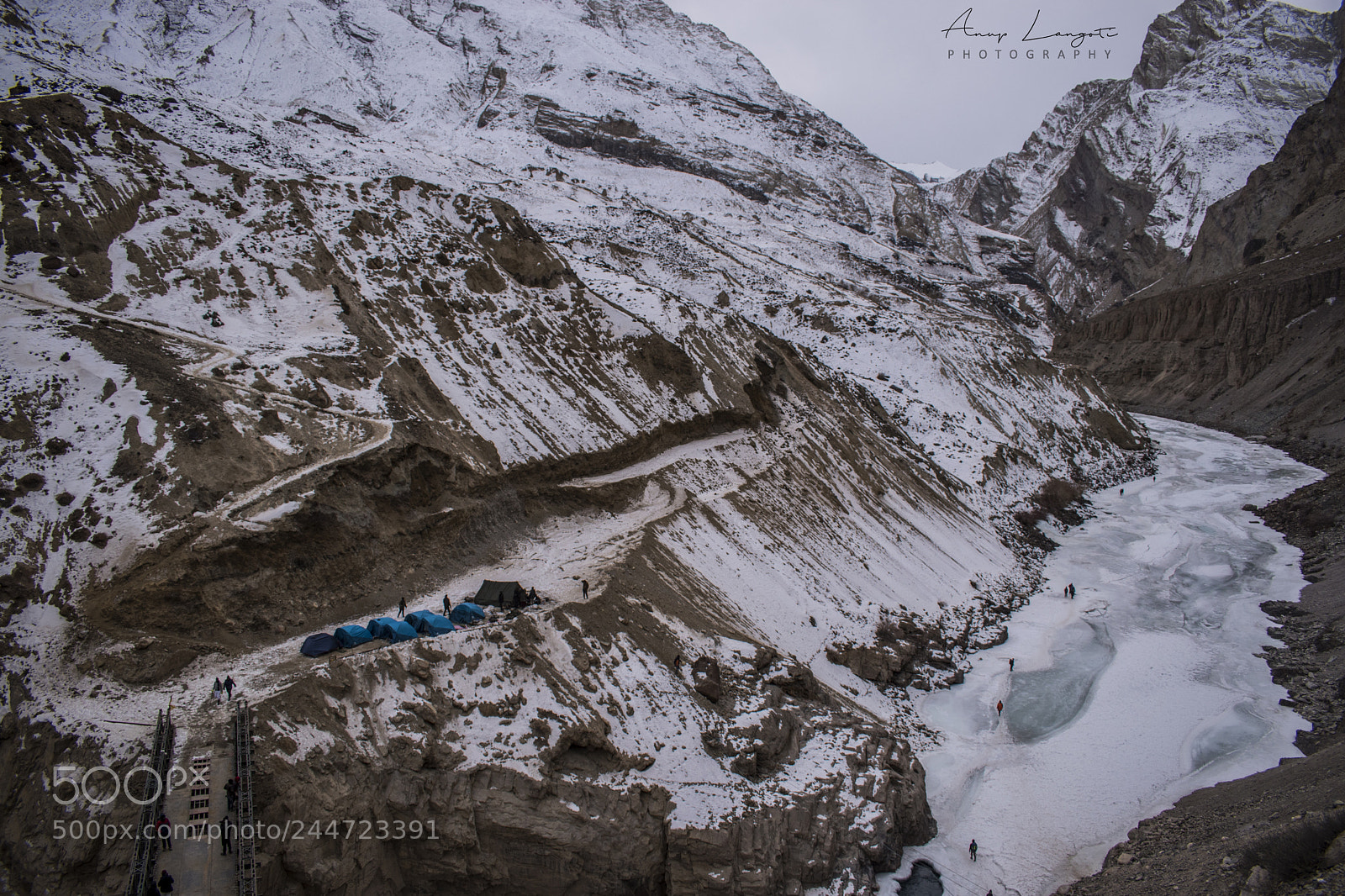 Nikon D5500 sample photo. Chadar trek photography