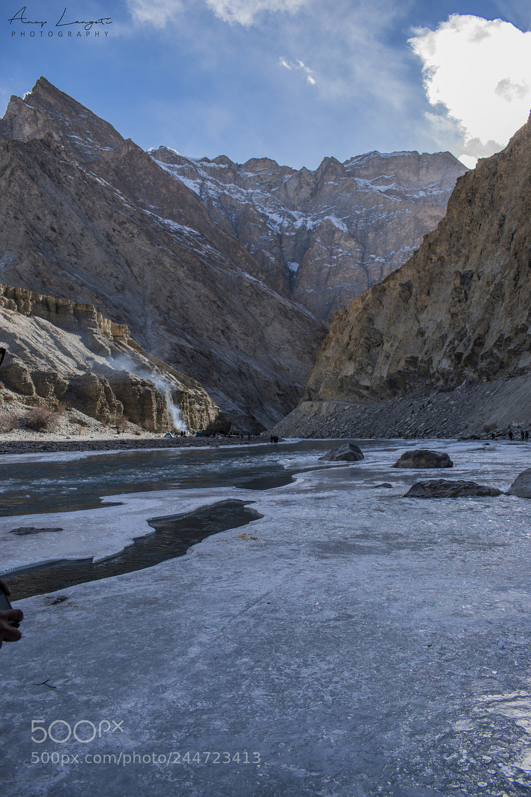 Nikon D5500 sample photo. Frozan zanskar river photography