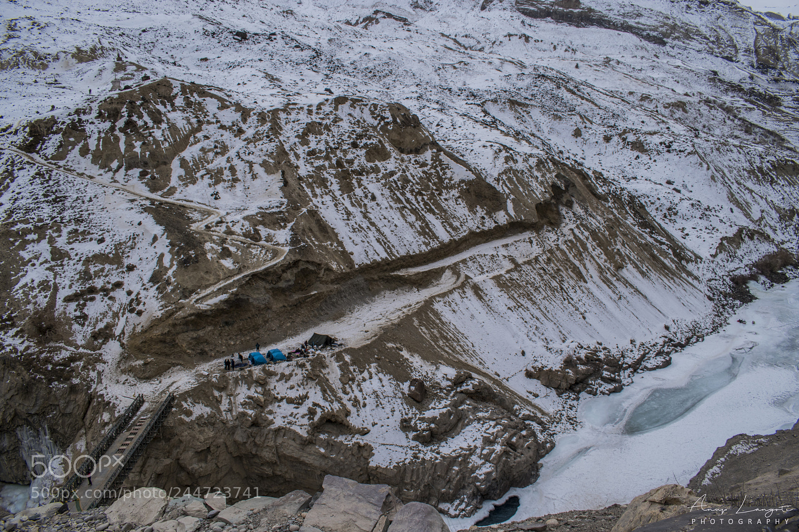 Nikon D5500 sample photo. Chadar trek photography