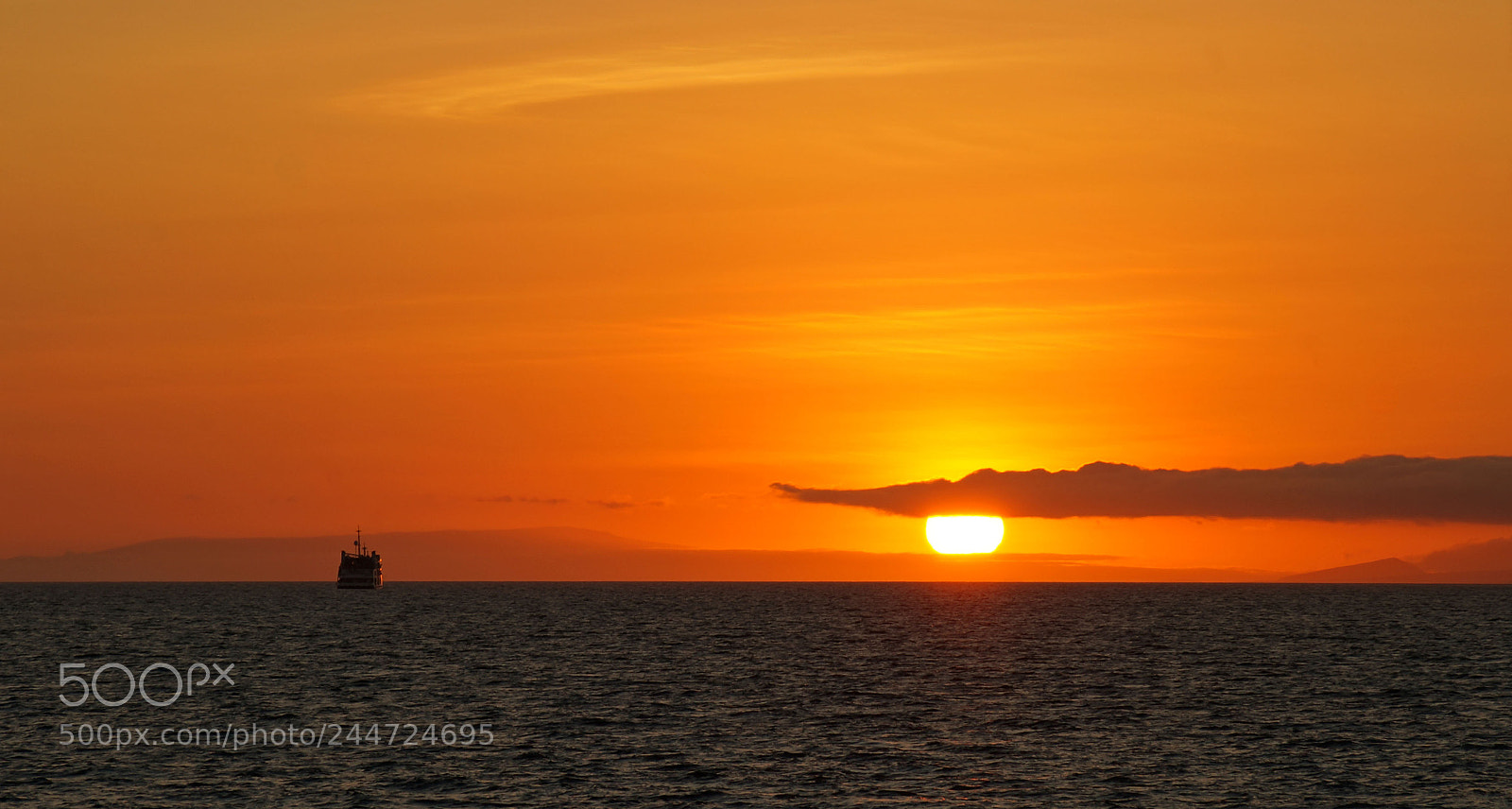 Sony SLT-A57 sample photo. Sunset over the ocean photography