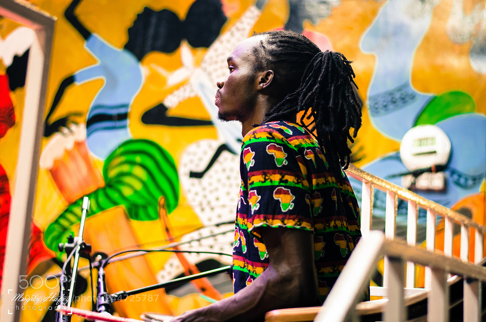 Nikon D5100 sample photo. Backstage of african music photography