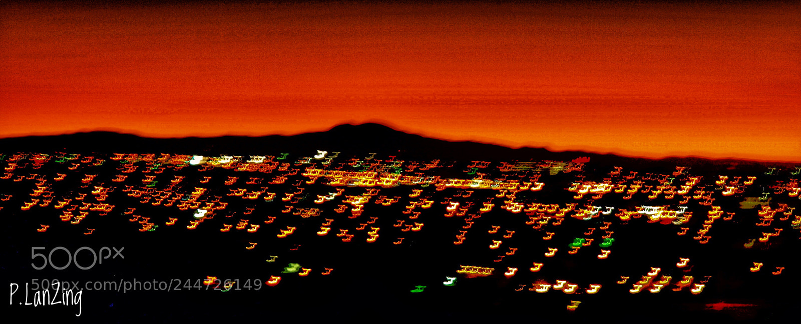 Olympus E-3 sample photo. City lights @50mph, albuquerque... photography