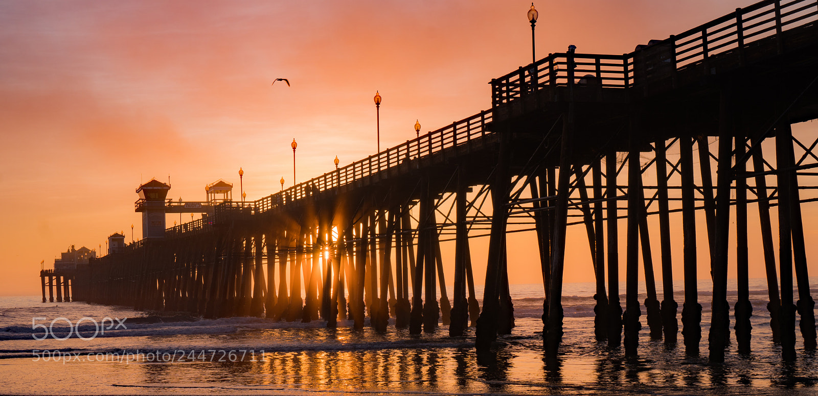 Sony a6300 sample photo. Oceanside pier photography