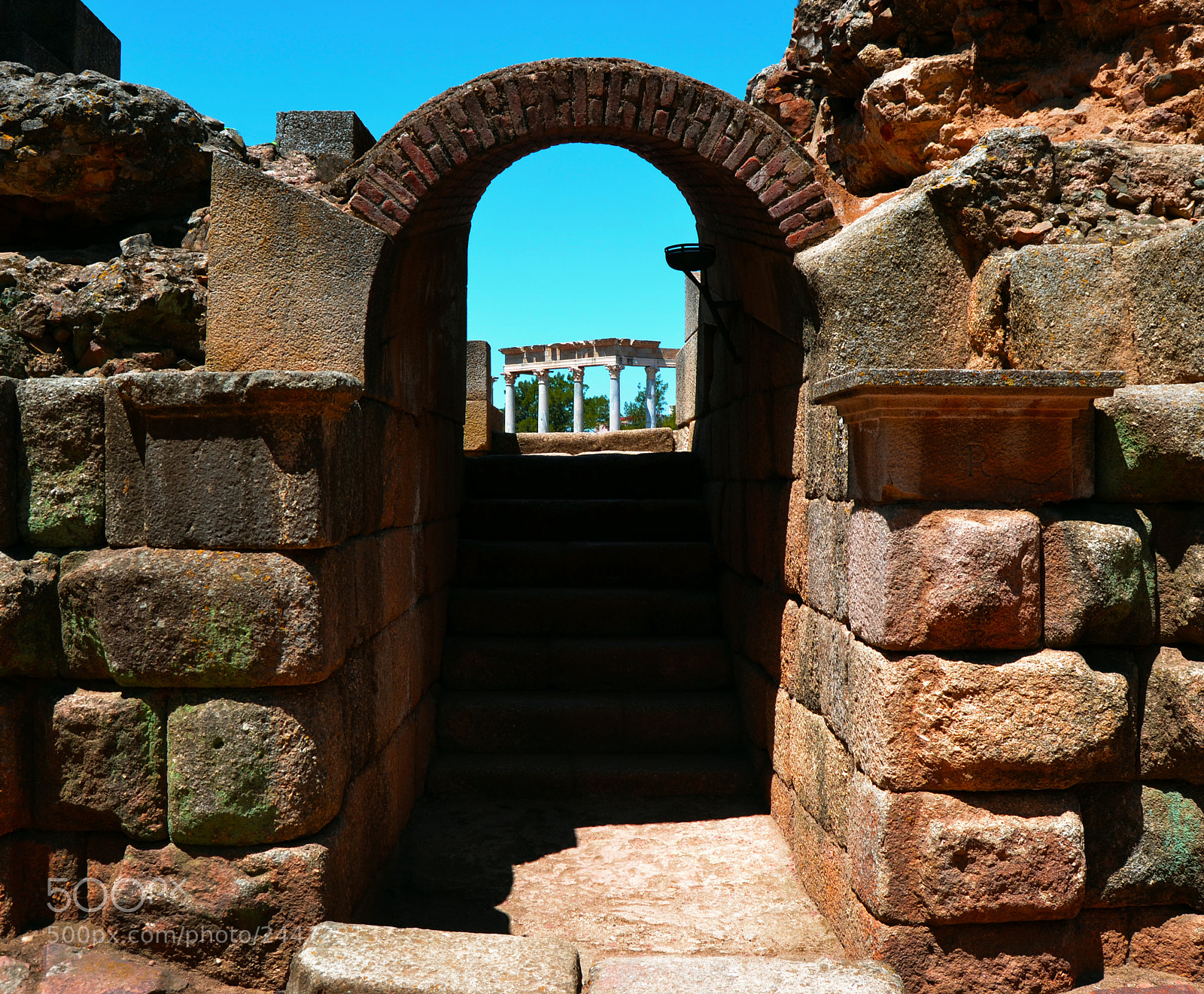 Nikon D3100 sample photo. Teatro romano. mérida photography