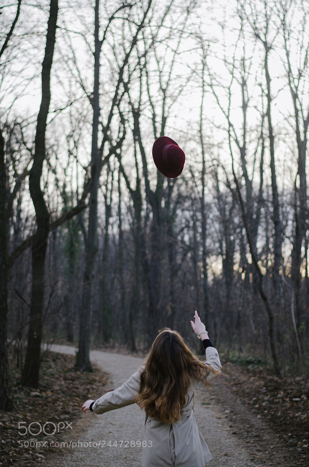 Nikon D5100 sample photo. Flying hat photography
