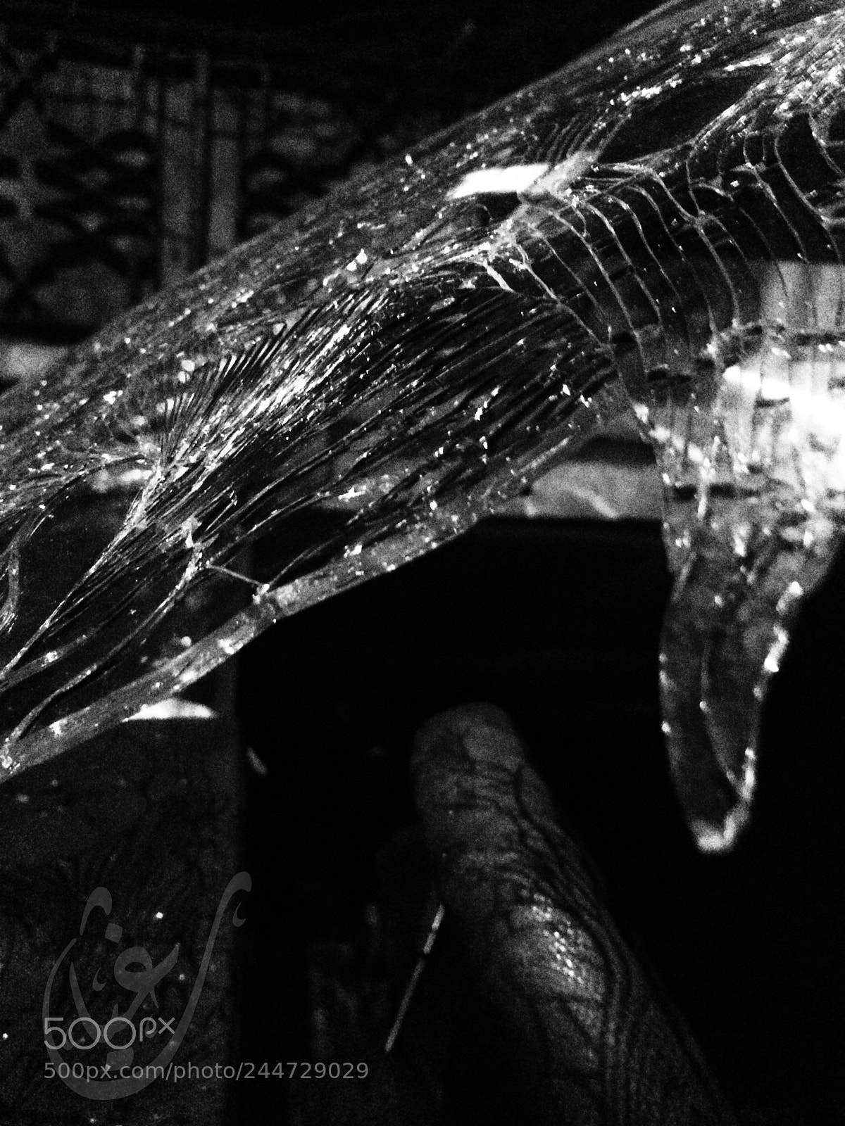 Apple iPhone 5s sample photo. Shattered window photography