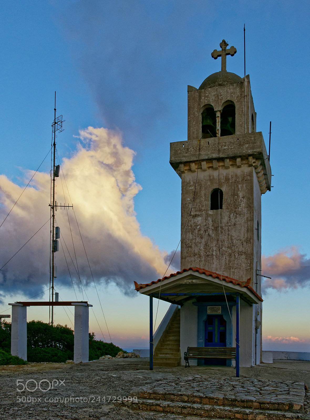 Panasonic Lumix DMC-LX10 (Lumix DMC-LX15) sample photo. Bell tower panagia kathariotissa photography