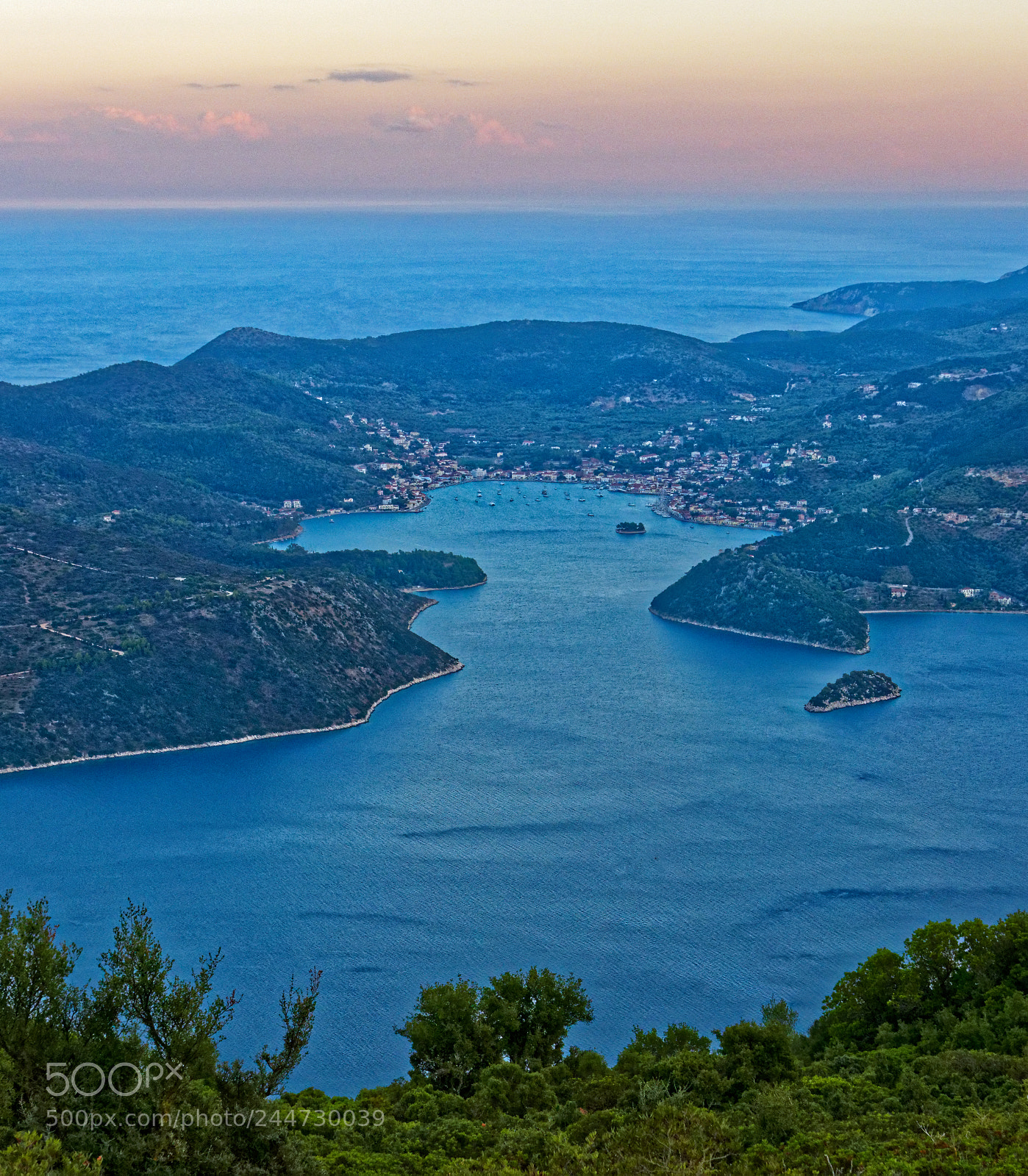 Panasonic Lumix DMC-LX10 (Lumix DMC-LX15) sample photo. Vathy harbour ithaca greece photography