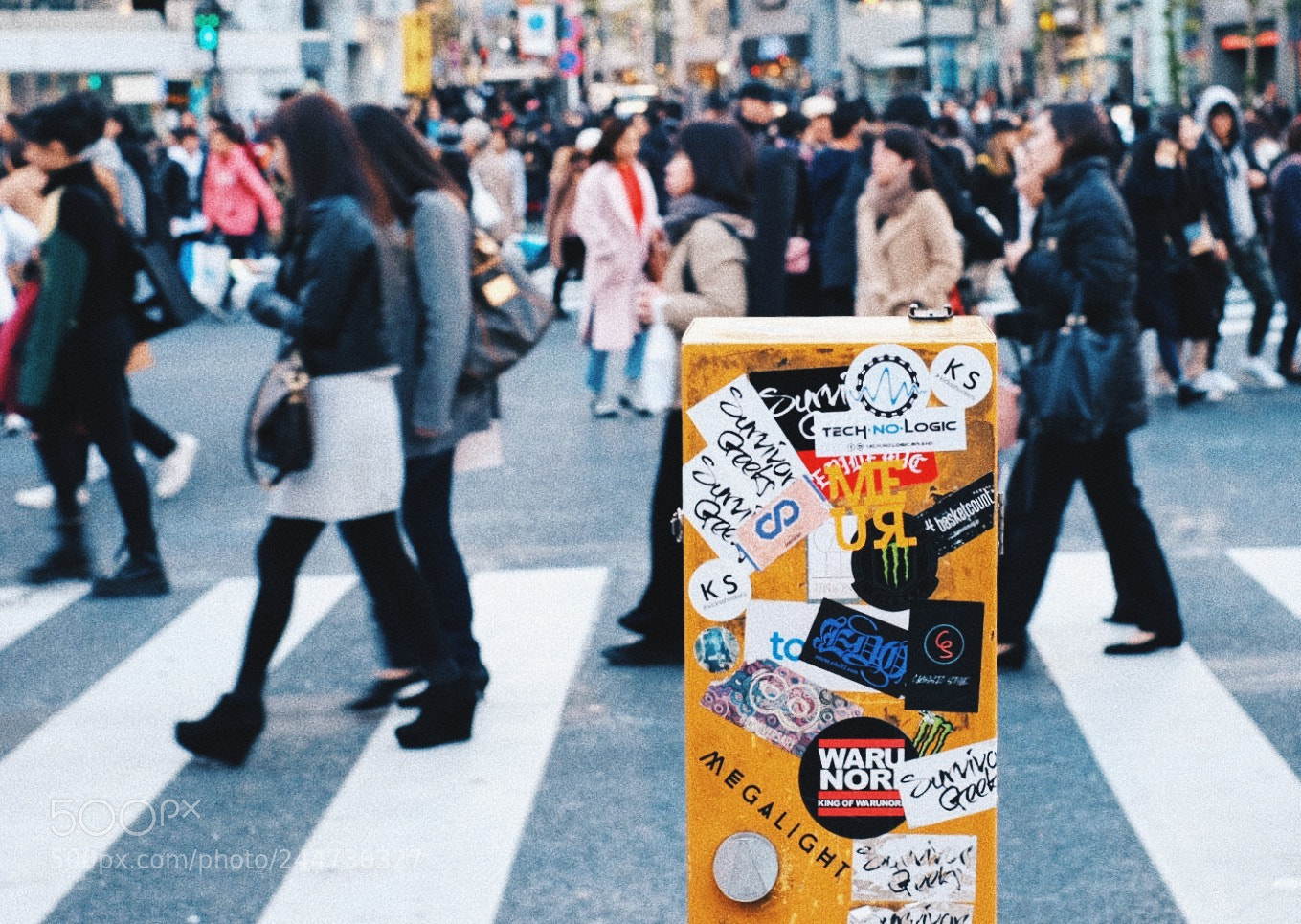 Fujifilm X-T1 sample photo. Scramble crossing photography