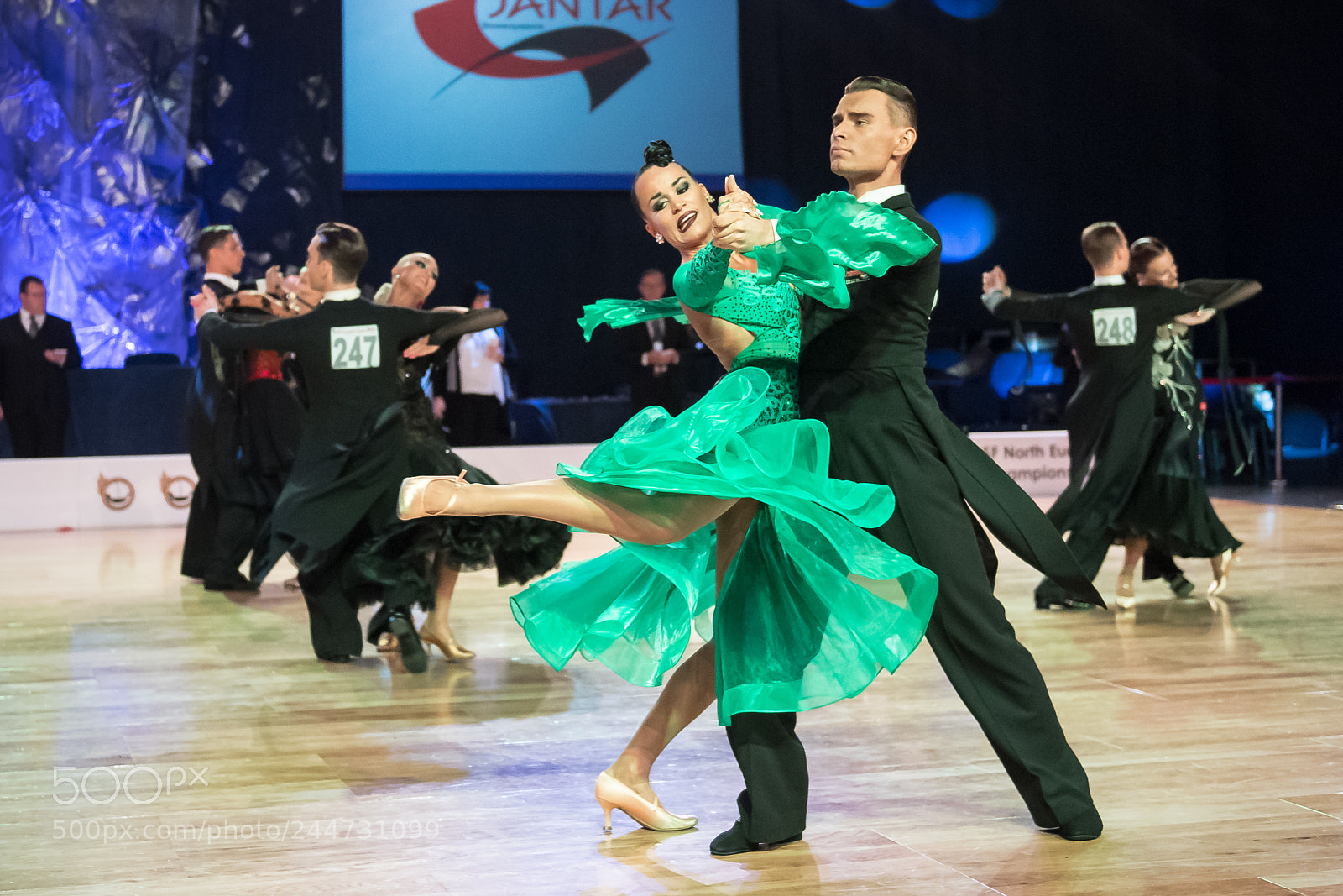 Nikon D5 sample photo. Dancers dancing standard dance photography
