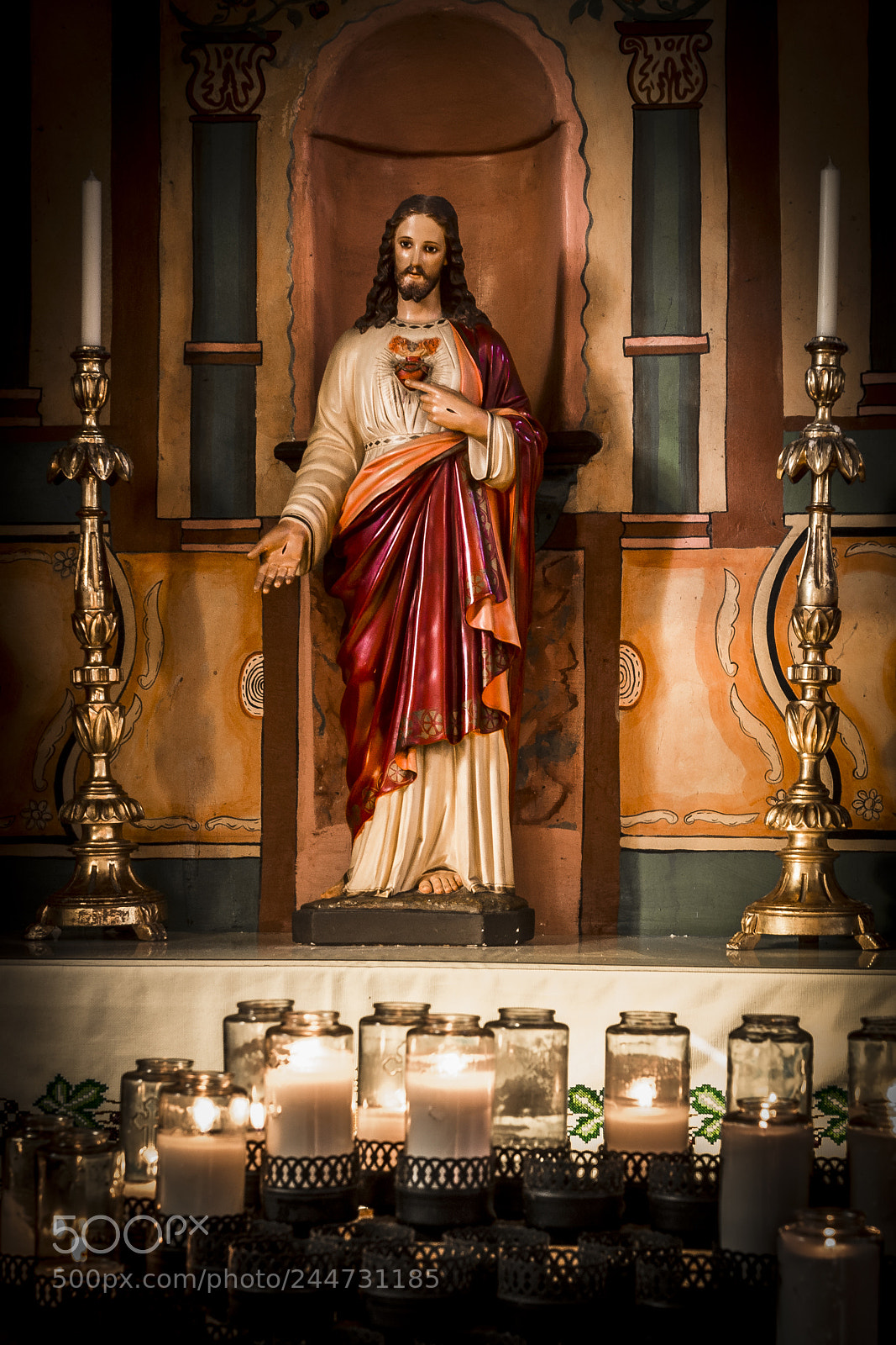 Nikon D800 sample photo. Sacred heart of christ photography