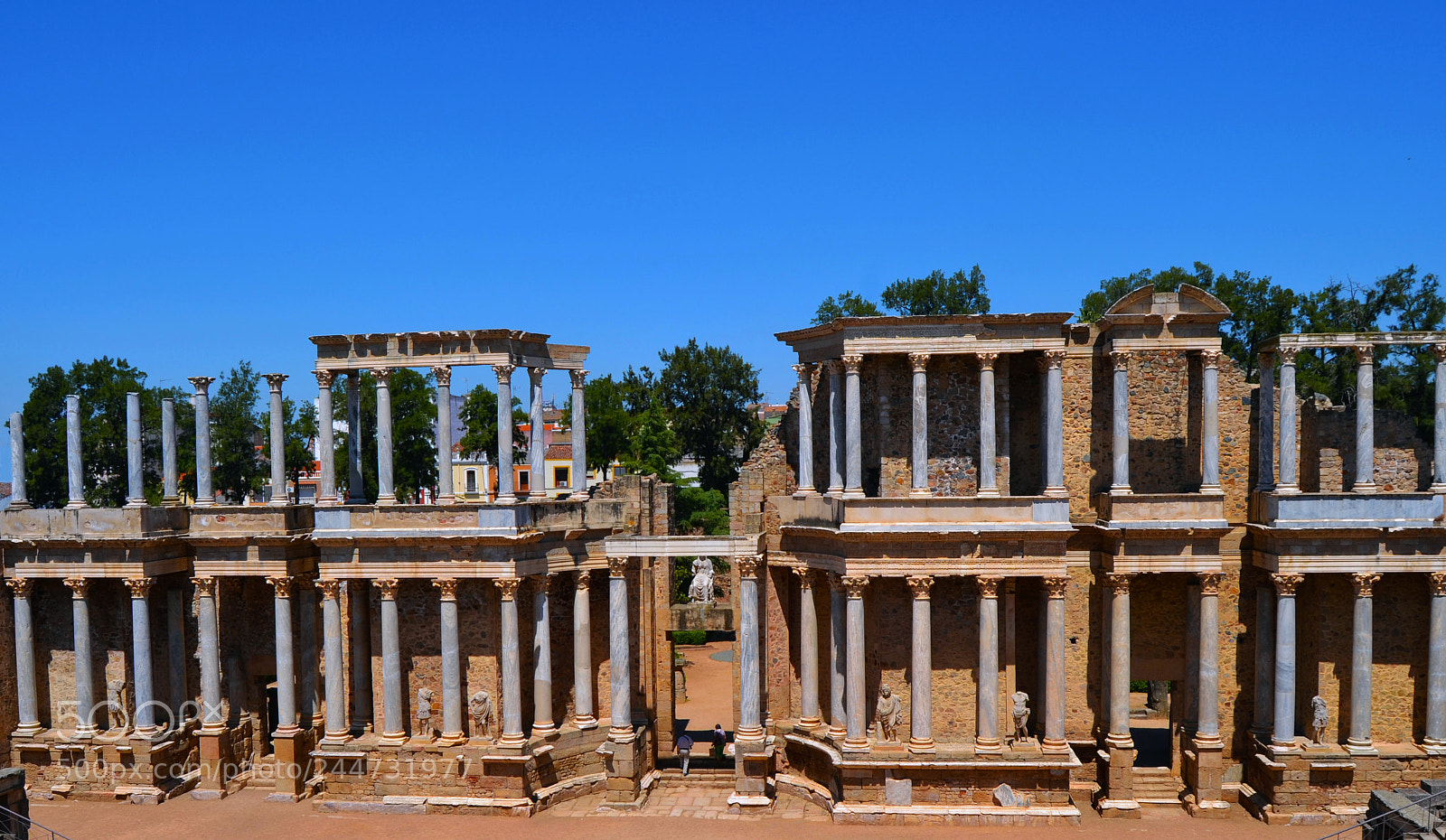 Nikon D3100 sample photo. Teatro romano. mérida photography