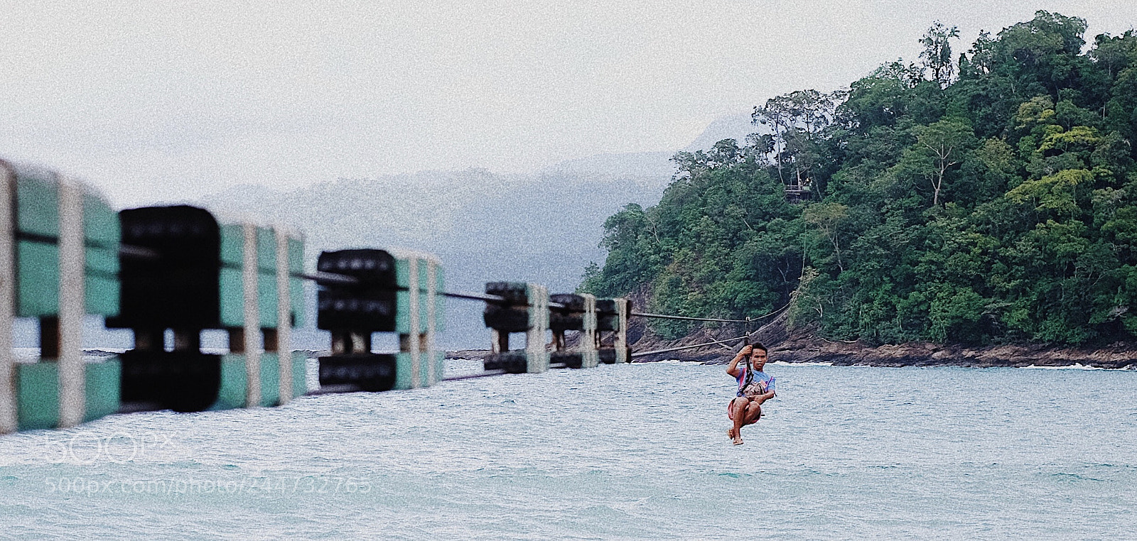 Fujifilm X-T1 sample photo. Zipline photography