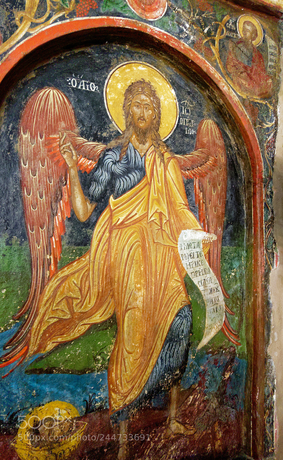 Panasonic Lumix DMC-LX10 (Lumix DMC-LX15) sample photo. Byzantine frescoe church of photography