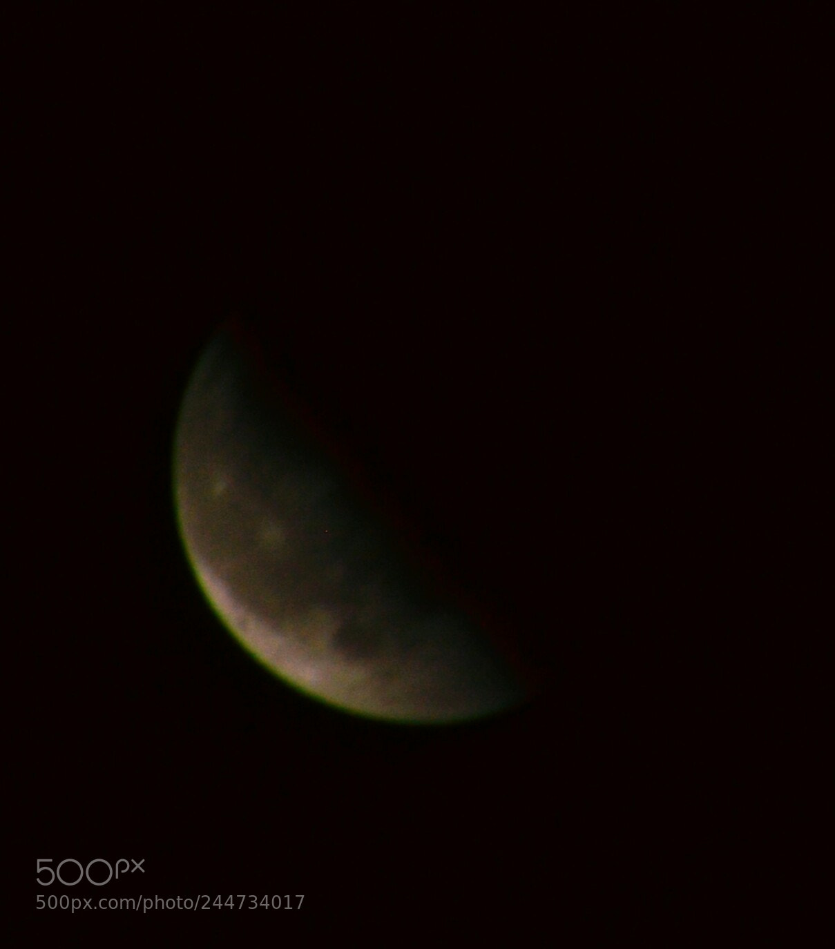 Nikon D3200 sample photo. Moon eclipse photography