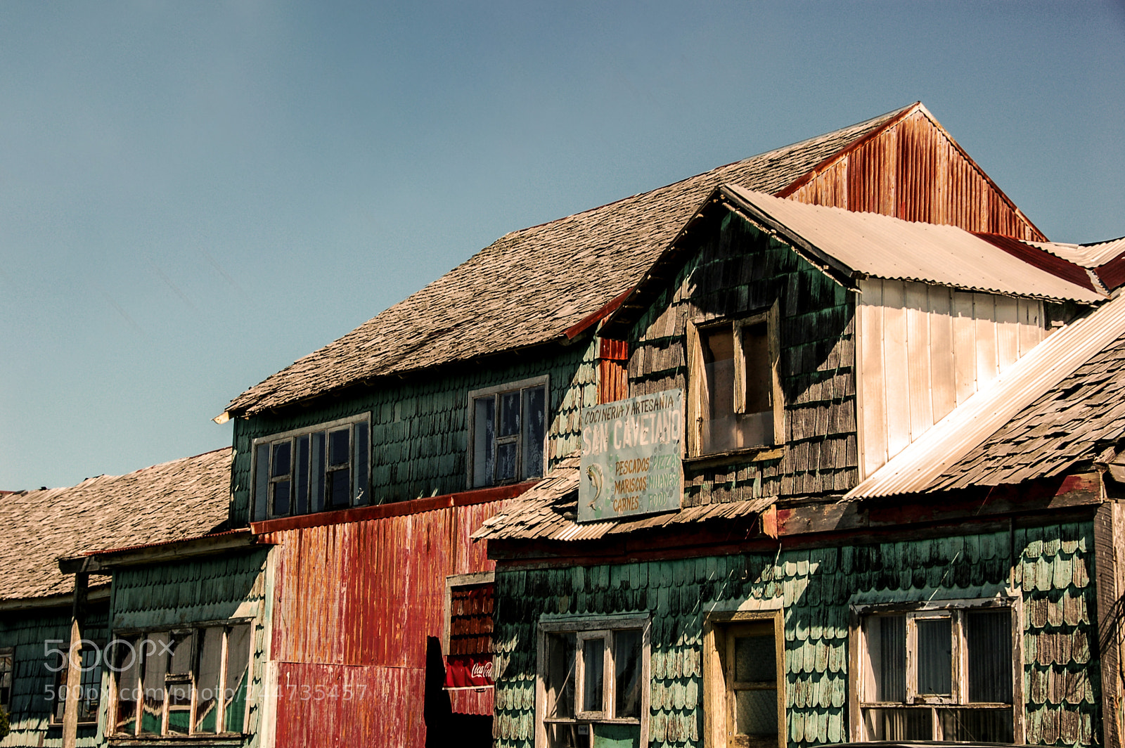 Nikon D50 sample photo. Old house in chile... photography