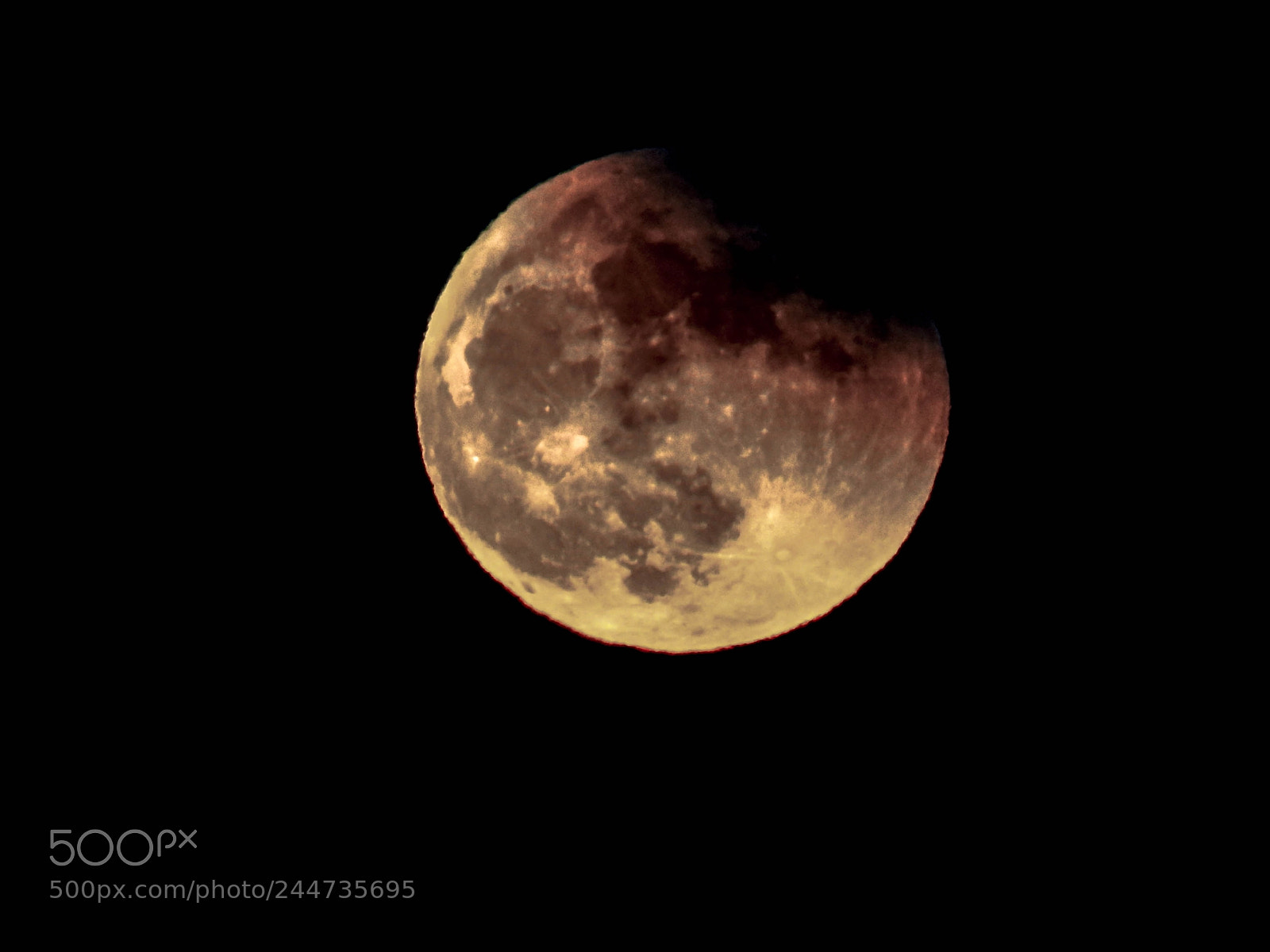 Nikon Coolpix P900 sample photo. Moon eclipse - kuu photography