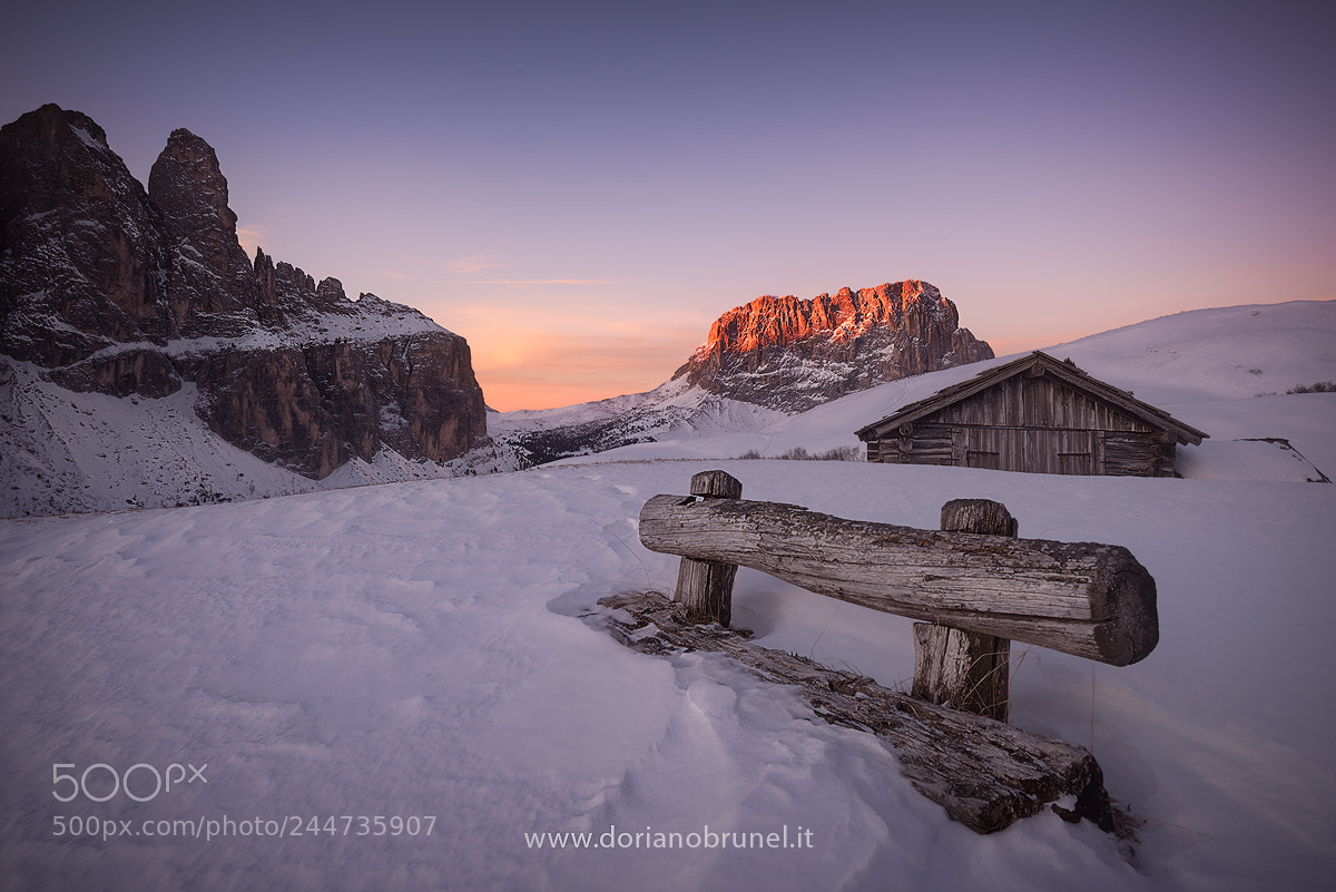 Nikon D810 sample photo. Sassolungo - gardena pass photography