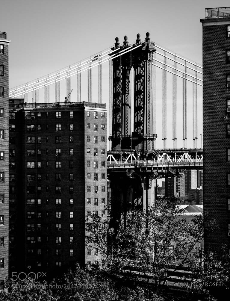 Olympus OM-D E-M1 sample photo. Manhattan bridge photography