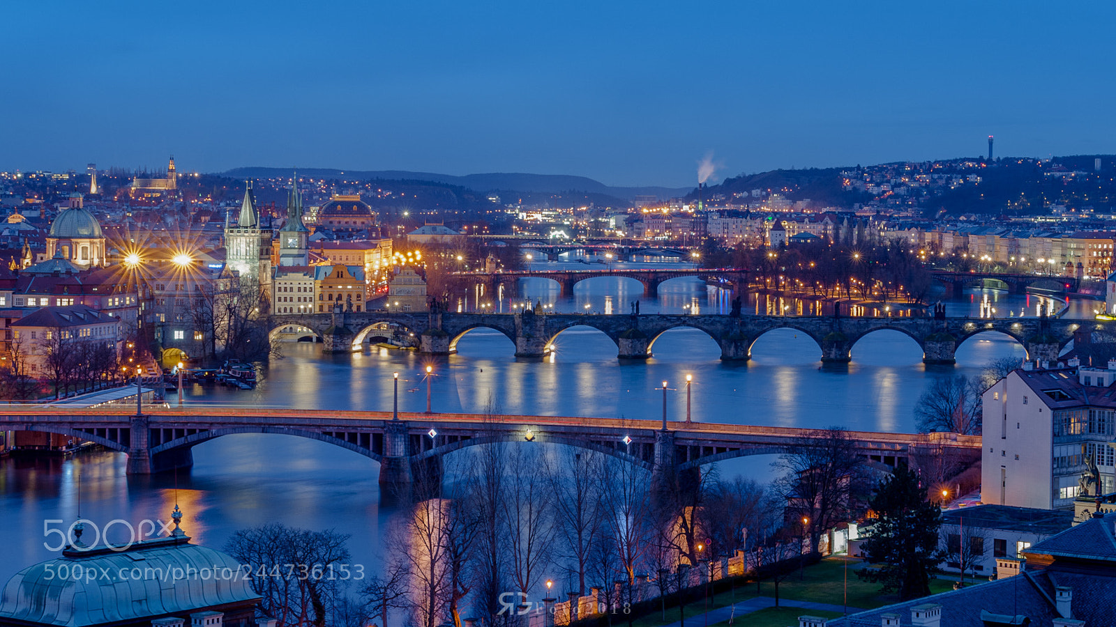 Nikon D700 sample photo. Prague bridges photography