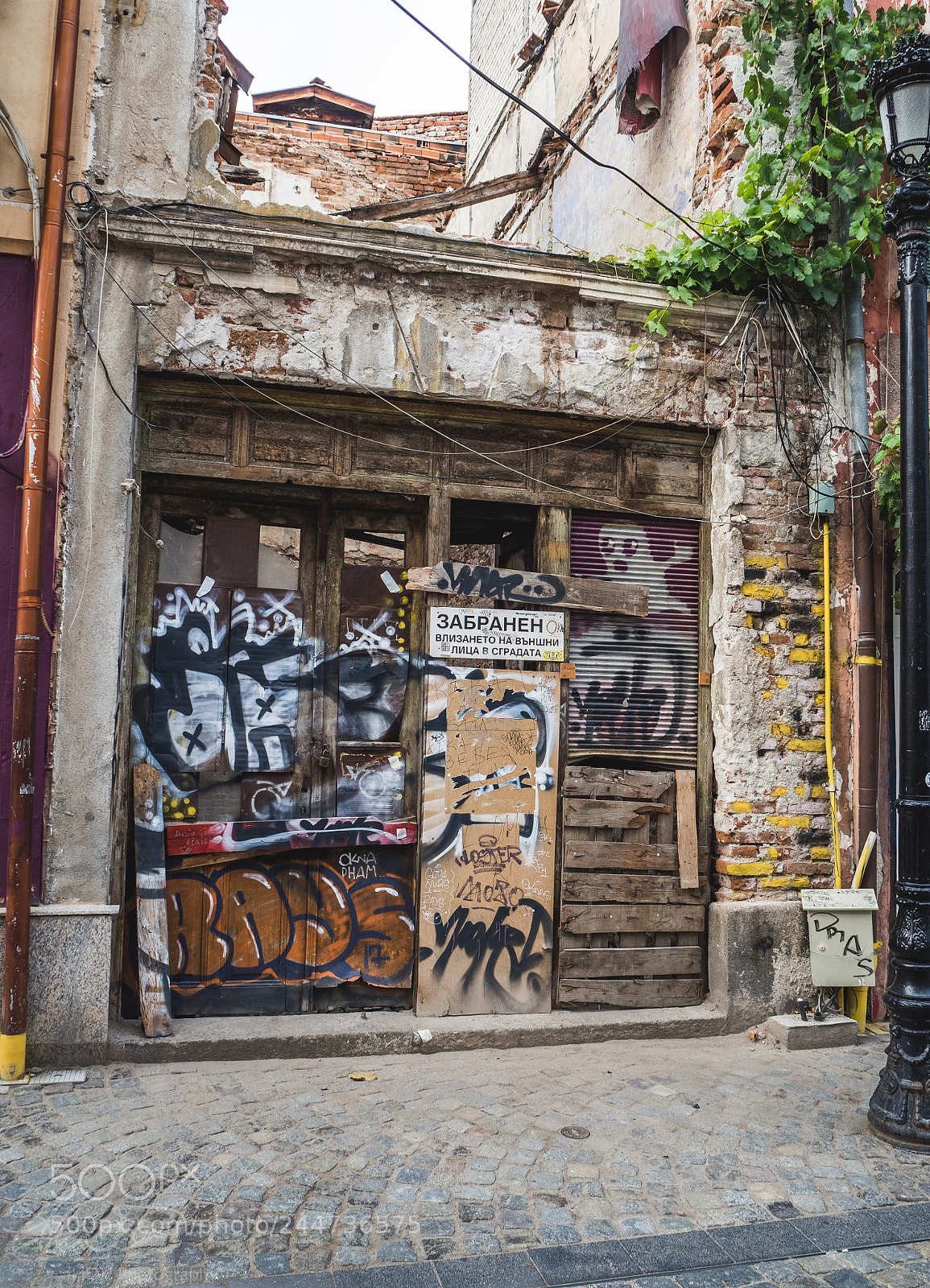 Olympus OM-D E-M10 II sample photo. Door graffiti photography
