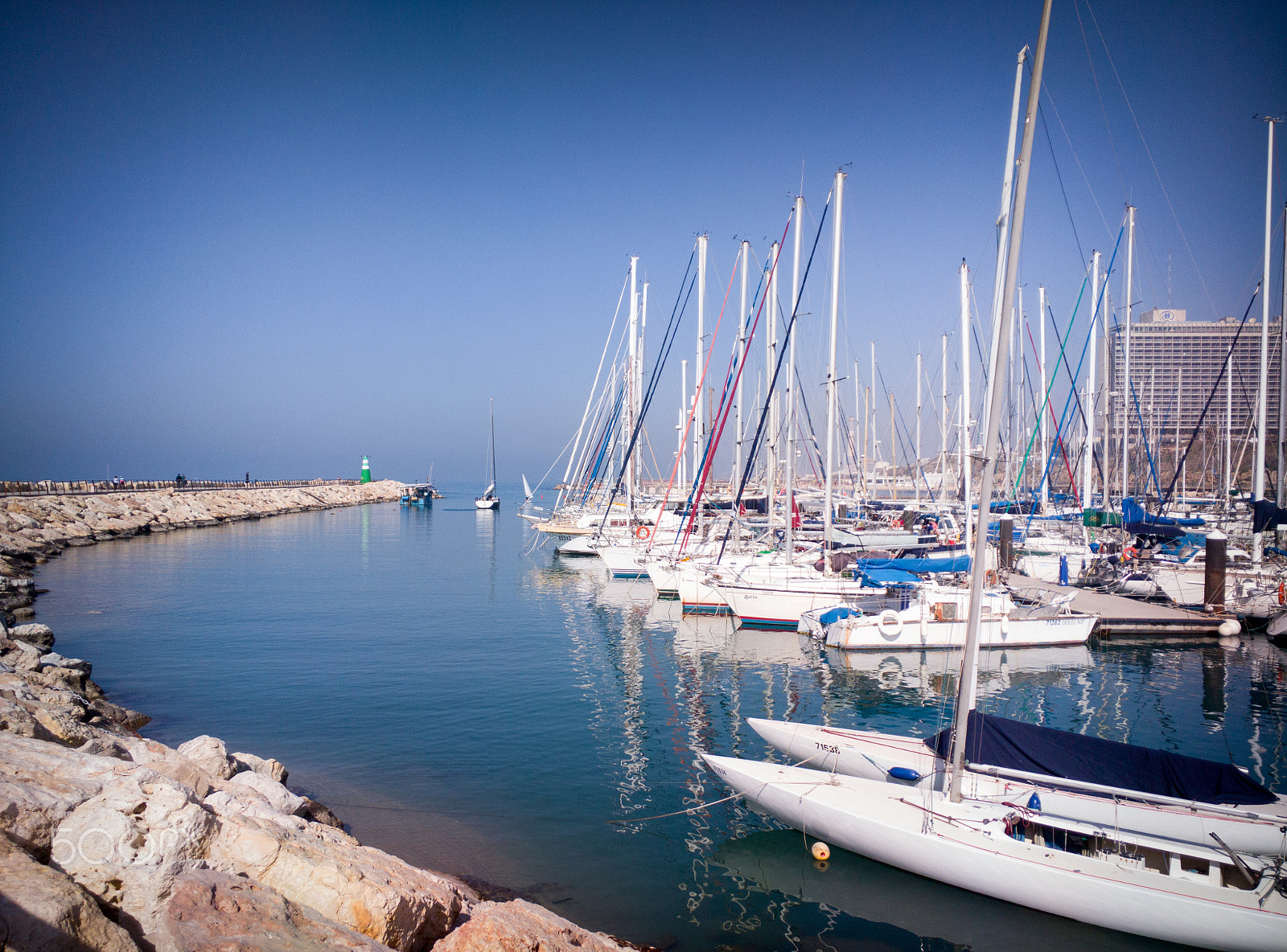Motorola Nexus 6 sample photo. Tel aviv marina photography