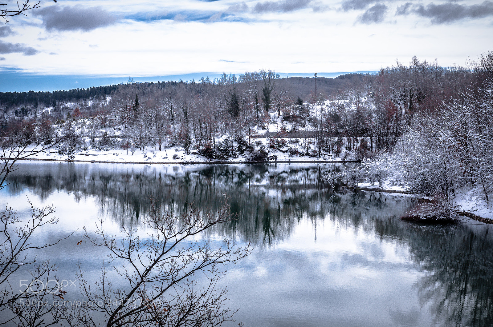 Nikon D90 sample photo. Mirror, lake and sky photography