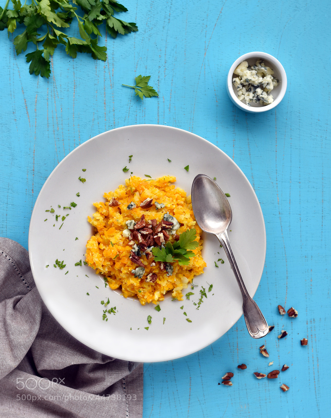 Nikon D5600 sample photo. Butternut squash risotto with photography