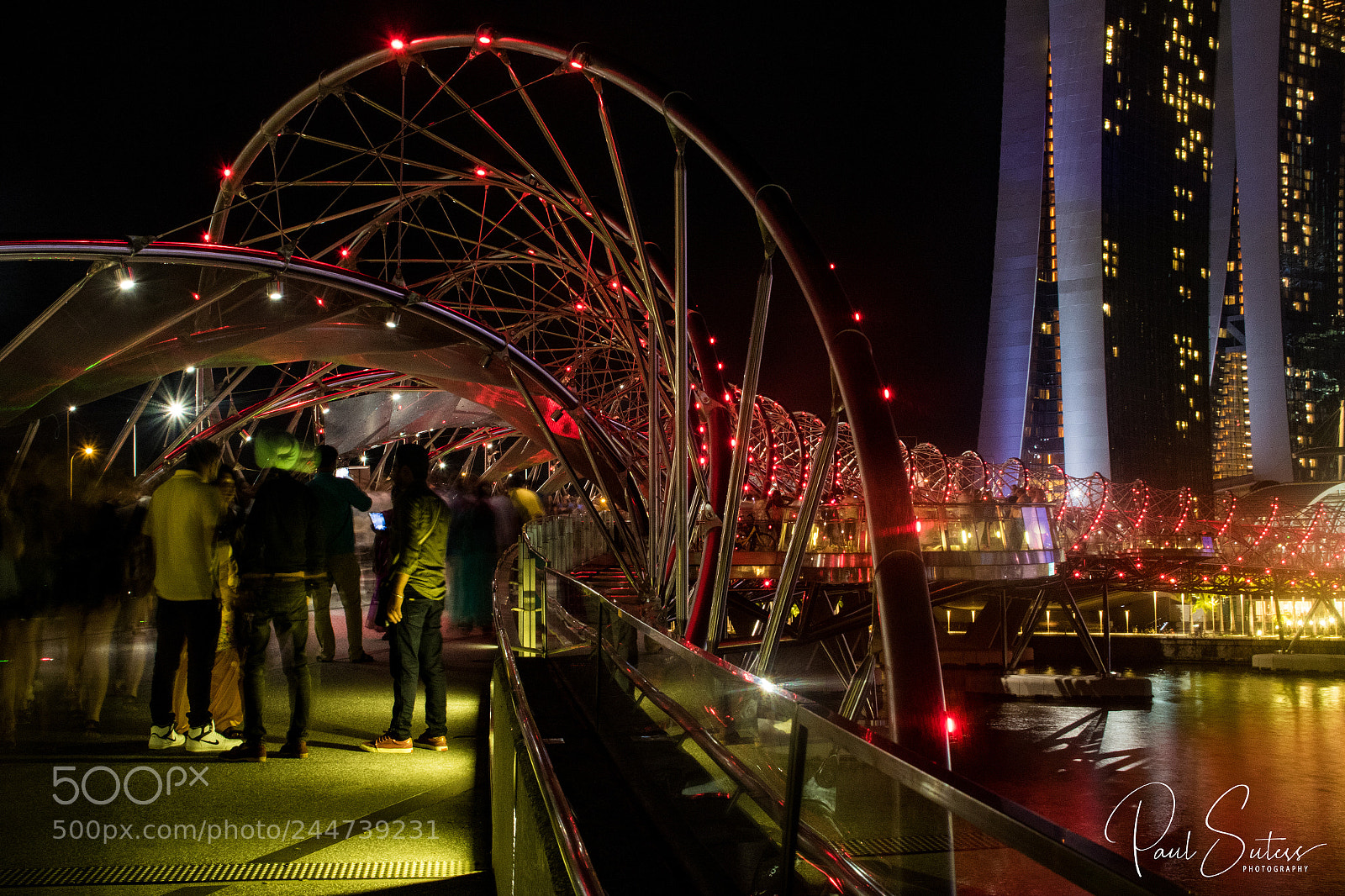 Canon EOS 7D Mark II sample photo. Helix bridge photography