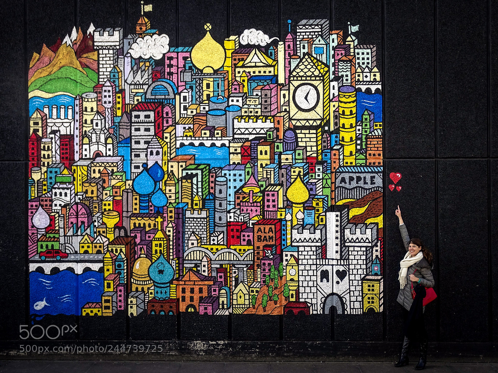 Sony Cyber-shot DSC-HX400V sample photo. Painted city photography