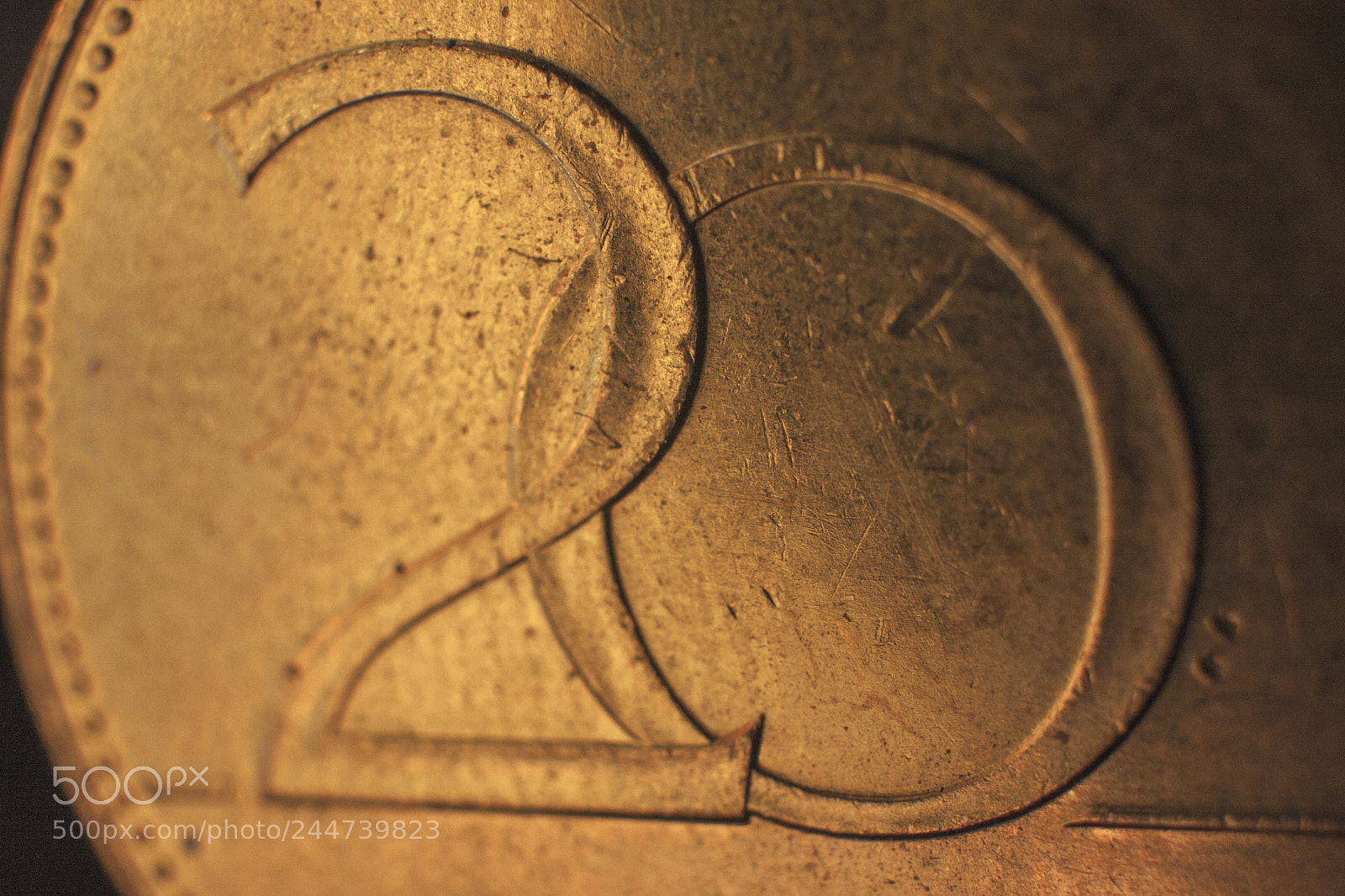 Canon EOS 40D sample photo. Coin photography