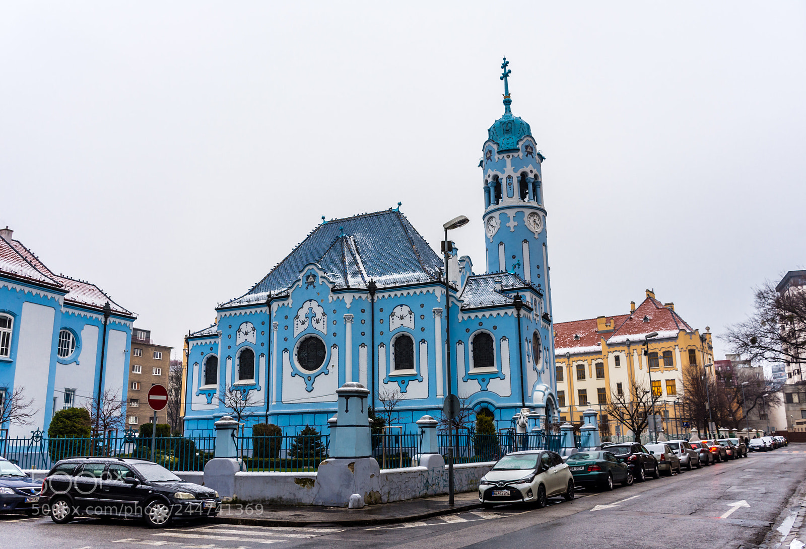 Nikon D7200 sample photo. Blue church. elizabeth photography