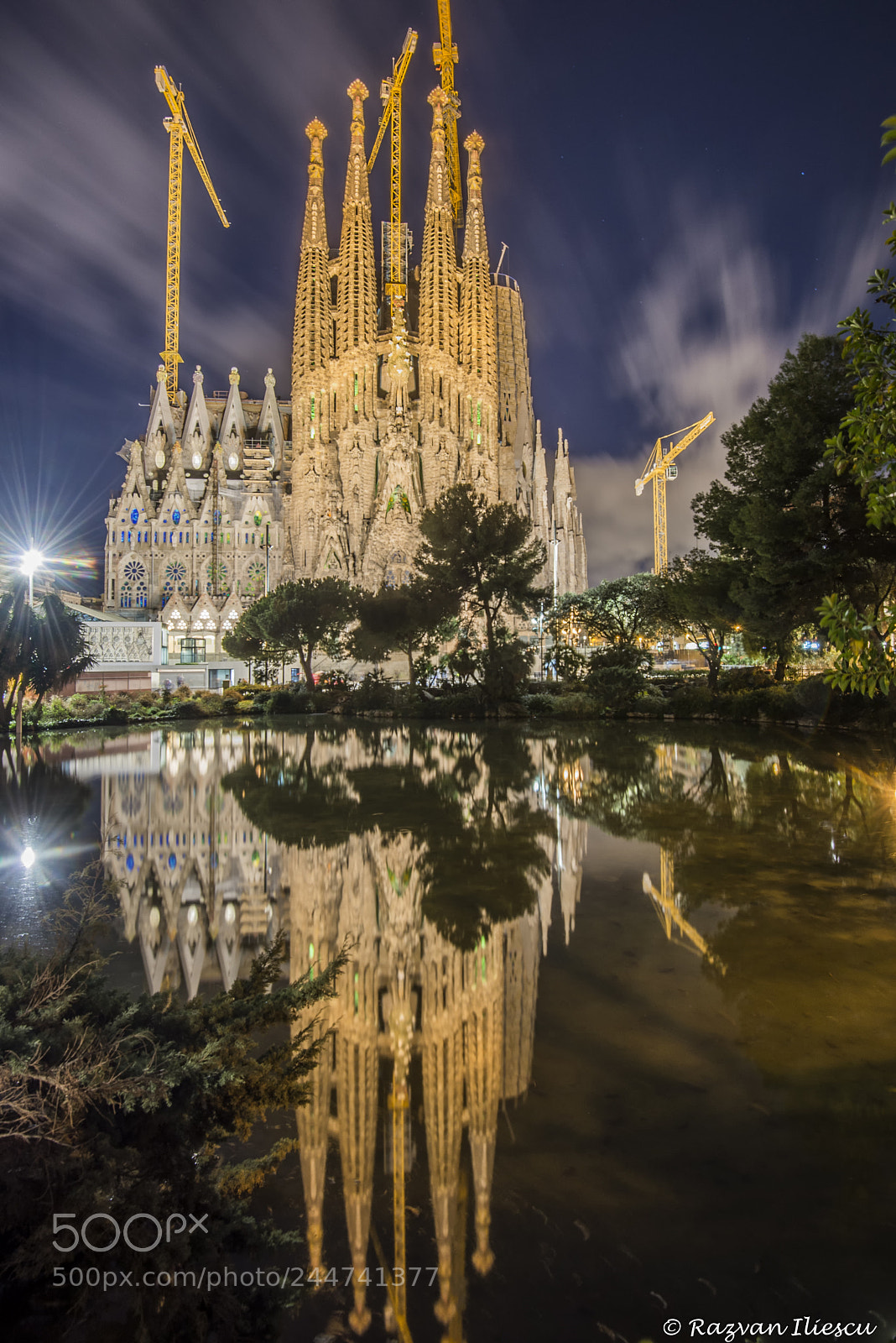 Nikon D610 sample photo. Sagrada familia photography
