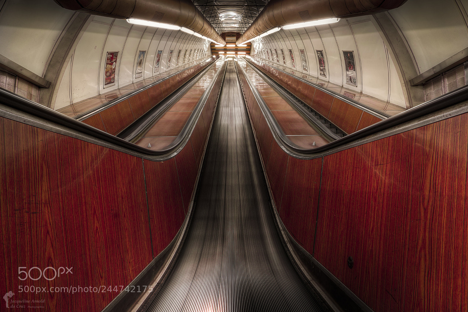 Nikon D7200 sample photo. Escalator photography