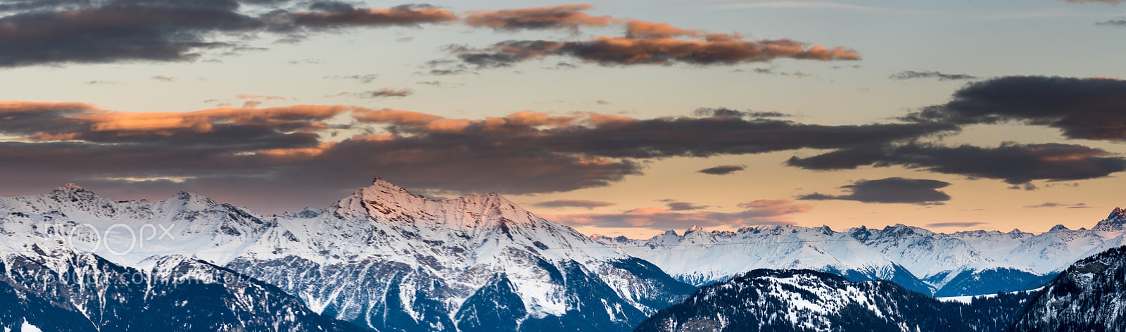 Nikon D810 sample photo. Sunset in the swiss photography