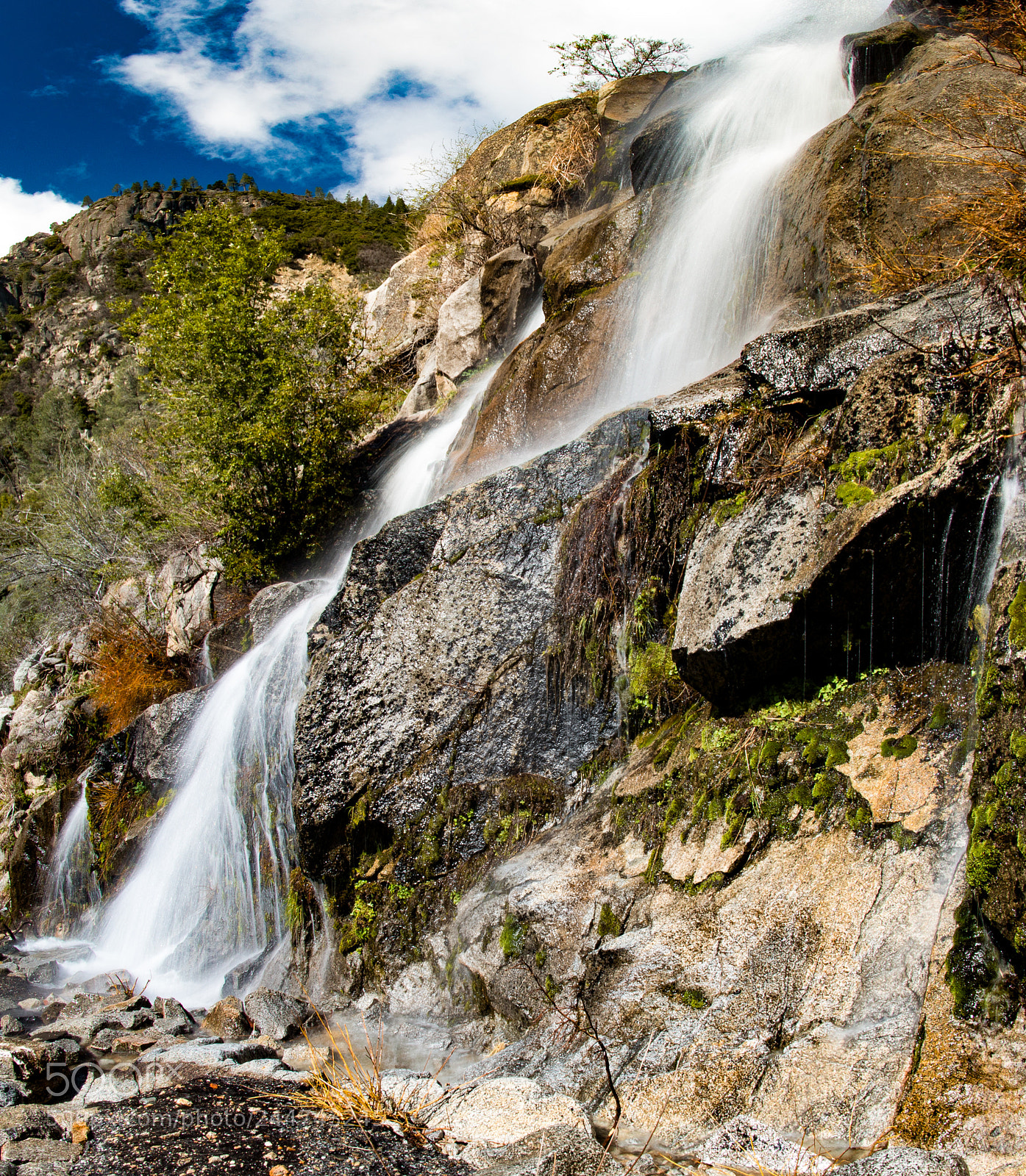 Canon EOS 70D sample photo. Waterfall in hetch hetchy photography