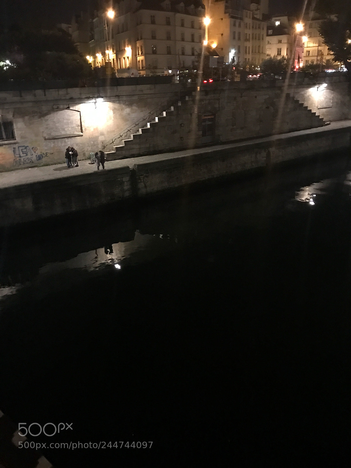 Apple iPhone 7 sample photo. Paris by night photography