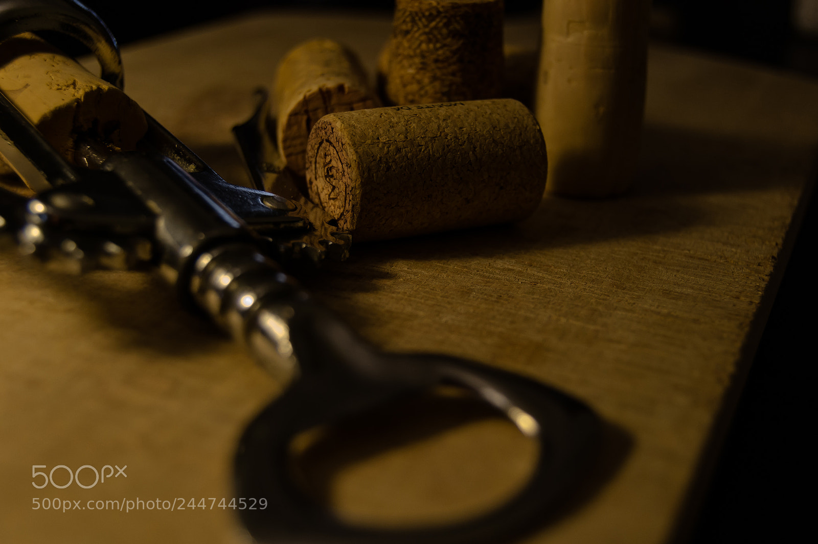 Nikon D3100 sample photo. Wine corks photography
