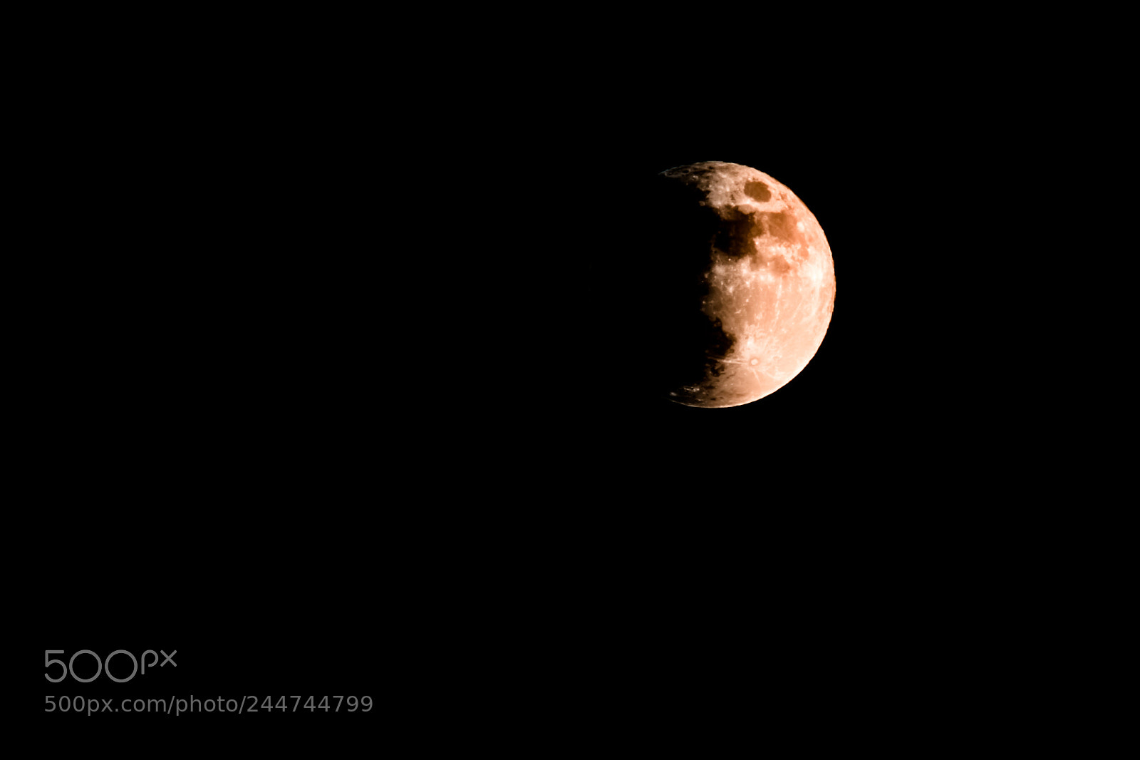 Nikon D7500 sample photo. Broken moon photography