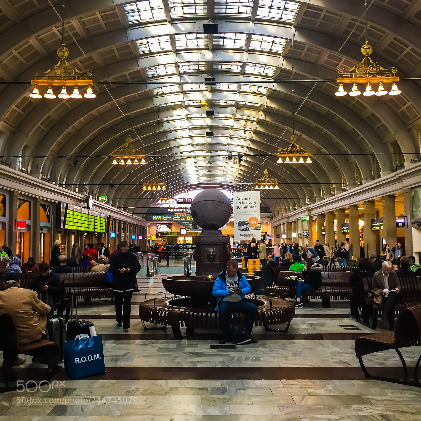Apple iPhone 6 sample photo. Stockholm central station photography