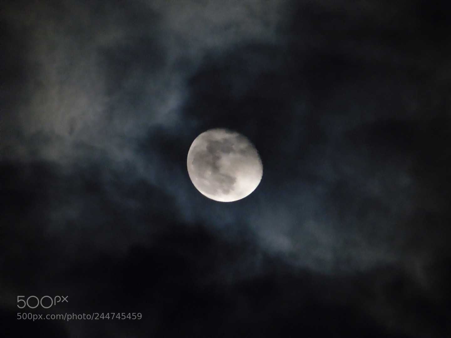 Nikon Coolpix B500 sample photo. February moon. photography
